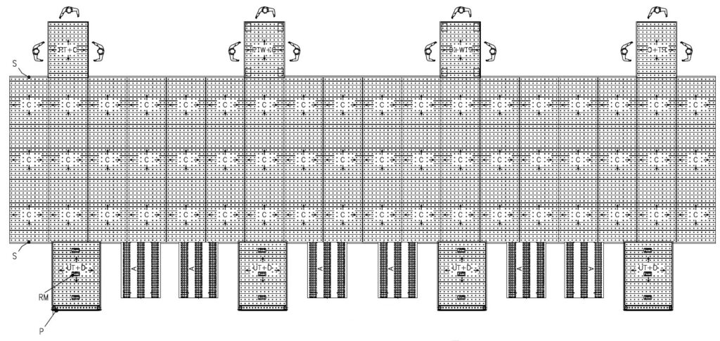 Impiano magazzino aeroportuale - esempio di una progettazione modulare